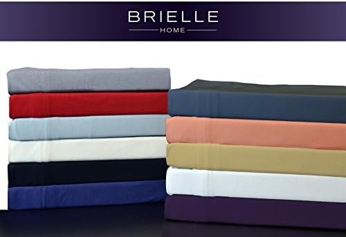 Brielle 100-Percent Modal from Beech Jersey Knitted Sheet Set, Twin XL, Graphite