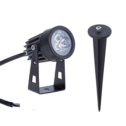 Lemonbest® 6W Outdoor Led Landscape Lighting Led Mini Garden Light Lamp Path Lawn Spotlight 110V Cool White #TOP11