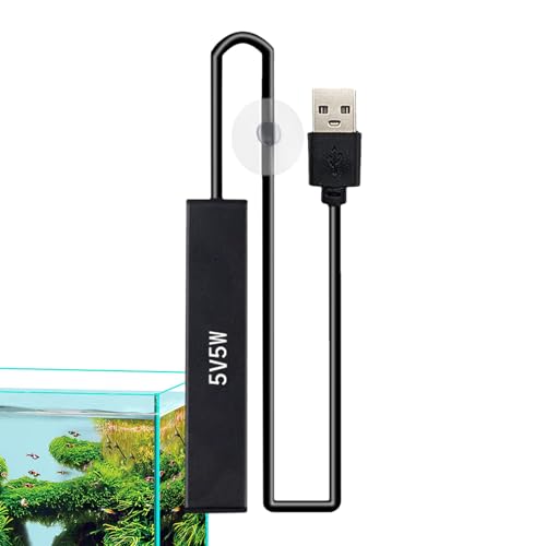 Renchey Calentador para Acuario,Calentador Preseleccionado Para Pecera | Accesorios Presintonizados Con Control Preciso De Temperatura Para Agua Dulce Marina Salada Estanques Exteriores