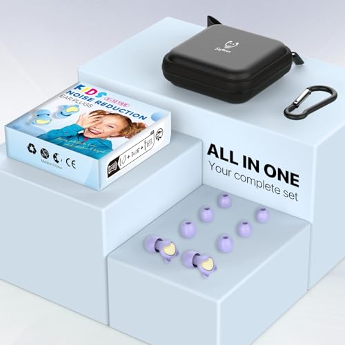 Softvox Tampões de ouvido infantis (5 a 12 anos) – proteção auditiva para crianças adultas com canai