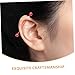 OATIPHO 2pcs Long Stainless Steel Electroplated Cartilage Barbell Earrings for Industrial Piercing Fashion Piercing Jewelry with Vibrant Color Suitable for Daily Wear and Special Events