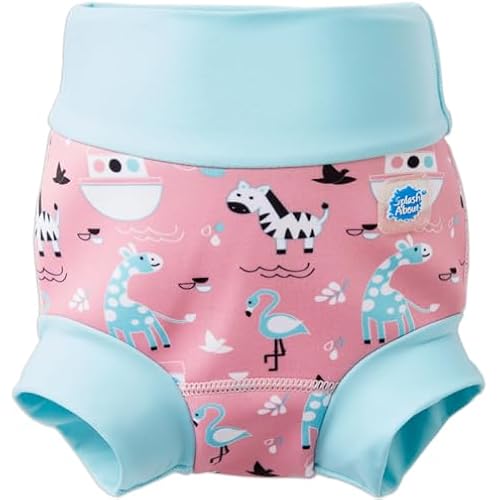 Splash About Happy Nappy Reusable Swim Diaper, Nina's Ark, 12-24 Months