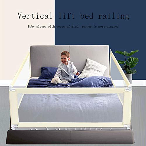 Rieles de cama anticaída con deflector universal y barrera protectora de 2m 3