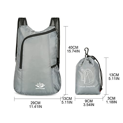 Mochila ultraligera plegable resistente al agua para excursión miniatura 3