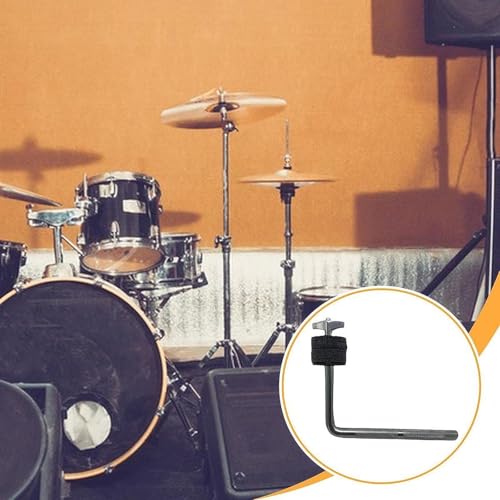 Brazo Extensor para Soporte de Platillos, Abrazadera Profesional para Batería, Soporte en Forma de L para Instrumentos Musicales - Estilo A miniatura 3