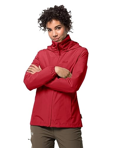 Jack Wolfskin Damen Stormy Point Jacket W Jacke, bright scarlet, L EU