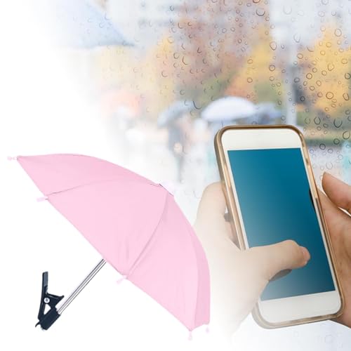 kowaku Phone Umbrella Sunshades Phone Sunshades Holder Phone Umbrella for Sun Shades for Camping, pink
