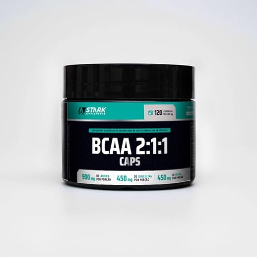 BCAA 2:1:1 Caps - 120 Cápsulas - Stark Supplements