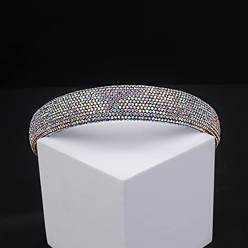Wiwpar Rhinestone Headbands For Women Girls Fashion Rhinestone Head Bands Sparkly Colorful Headband Hair Hoop Party Hair Accessories (Colorful) #TOP4