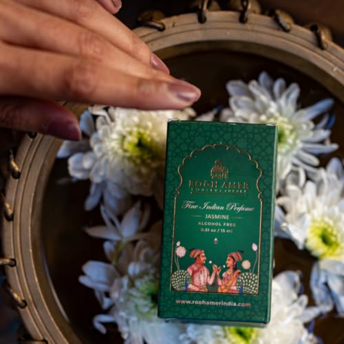 Image of Jasmine Attar - Alcohol-Free Natural Perfume for Men & Women | Long-Lasting Indian Jasmine Fragrance | Daily Use & Travel-Friendly Perfume Oil | Ideal Gift | 15ml