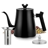 Theiere avec Infuseur, Theiere Induction en Acier Inoxydable 1500 ml...