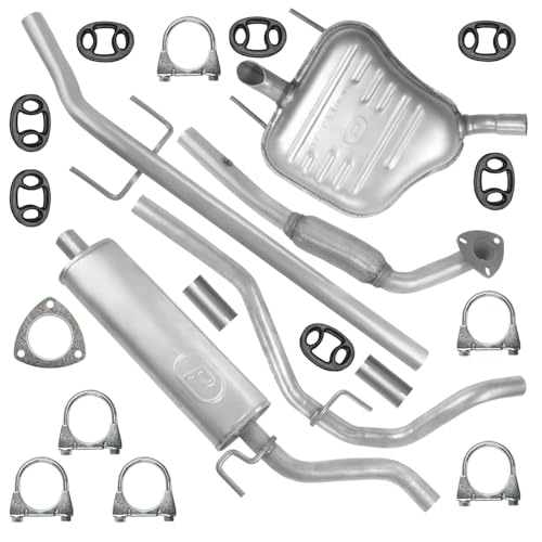 Polmo Schalldämpferset Auspuffanlage Auspuff für Opel Vectra 3 III C 2002-11/2005 1.6 1.8