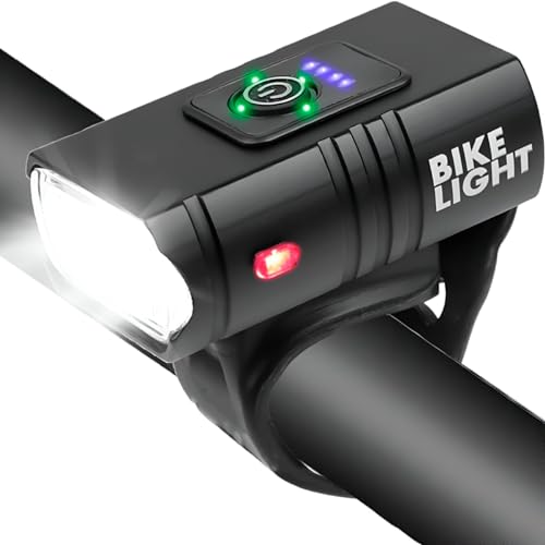 Lanterna Bike Farol Luz de Bicicleta com 2 Led T6 Potente Recarregável USB 6 Modos de Iluminação a P