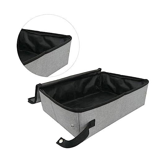 VANZACK Caixa 2Pcs troninho penico potinho a organização pets o gato caixa de areia para gatos caixa