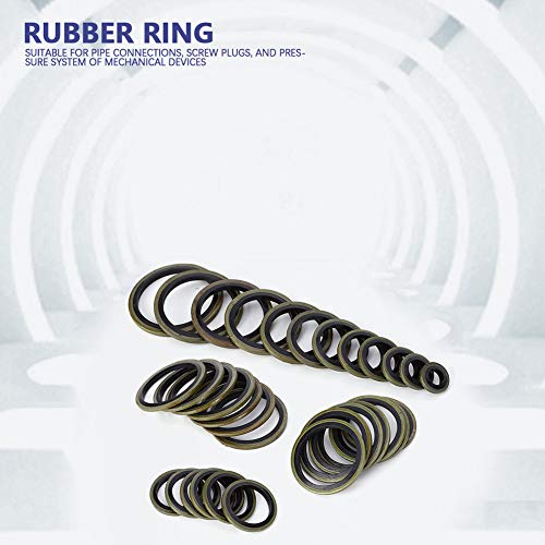 Anel de vedação, anel em O, kits de sortimento de anel em O de borracha para torneira de encanamento