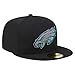 New Era Men's Black Philadelphia Eagles Color Pop 59FIFTY Fitted Hat