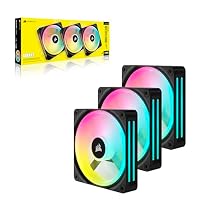 CORSAIR iCUE LINK QX120 RGB 120mm RGB Lüfter - Dreierpack - Schwarz – Ansicht 9