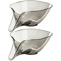 Cesta Escurridor Para Fregadero Redondo 2 cestas coladoras para fregadero de cocina, cesta de drenaje multifuncional, fregadero de cocina, escurridor de alimentos, enjuague de frutas, cuenco de filtro de lavado de verduras sobre el