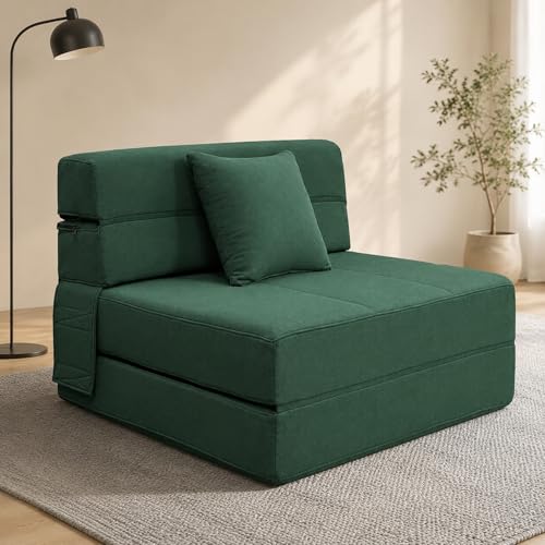 ANONER Sillón Cama Plegable con Espuma