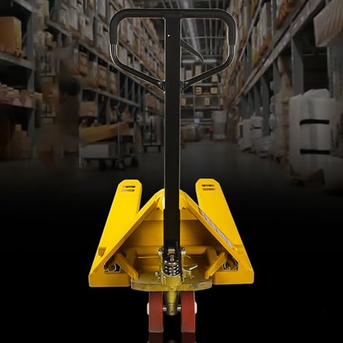 Martinetto idraulico manuale per pallet - Pompa in acciaio fuso AC, ideale per magazzini, carrelli elevatori e movimentazione dei materiali, durevole e affidabile per carichi pesanti