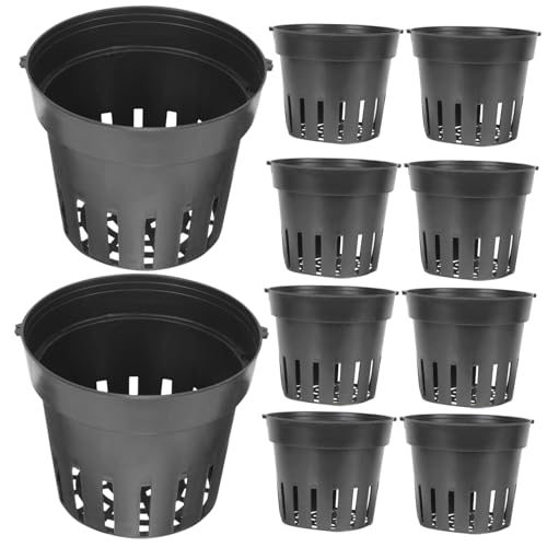 YARNOW Maceta Colgante Transparente para Orquídeas Ideal para Interior 10 Unidades