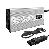 Abakoo 48V 5A Battery Charger for Yamaha Golf Cart G19 G22, with 2 Pin Plug, LED Display, 48 Volt 5 Amp