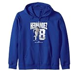 Kike Hernandez | Los Angeles D Baseball Players | MLBKHE3921 Zip Hoodie