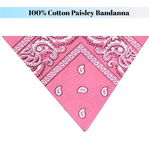 Lizzy | Bandana | One Size, Cotton, Plain | Lightweight, Breathable, Versatile Styling, Unisex | Multipurpose Accessory for Festivals, Cycling, Sports, Fancy Dress