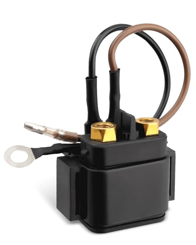 Relevador solenoide para motor fuera de borda Mercury Mariner, compatible con motores 8HP, 9.9HP, 25HP y 30HP miniatura 1
