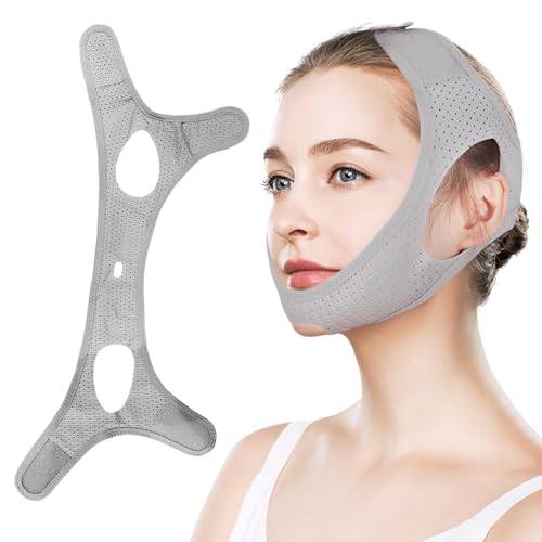 KYSUN Sottogola Antirussamento, Fascia Sottogola Anti-Russamento, Cintura Antirussamento, Fascia Mandibolare per Il Mento Anti Russare Cinturino, Cintura di Supporto per la Mascella Antirussamento