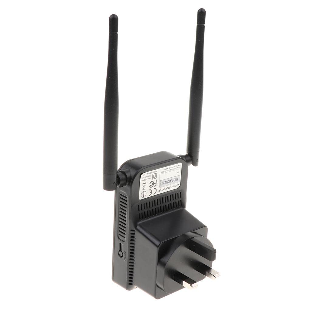 300Mbps WiFi Signal Amplifier Wireless Network Router Dual , UK