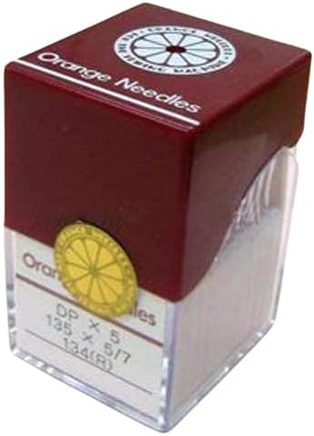 100 Orange 134R 135X5 DPX5 SY1955 Industrial Sewing Machine Needles (Size 90/14)