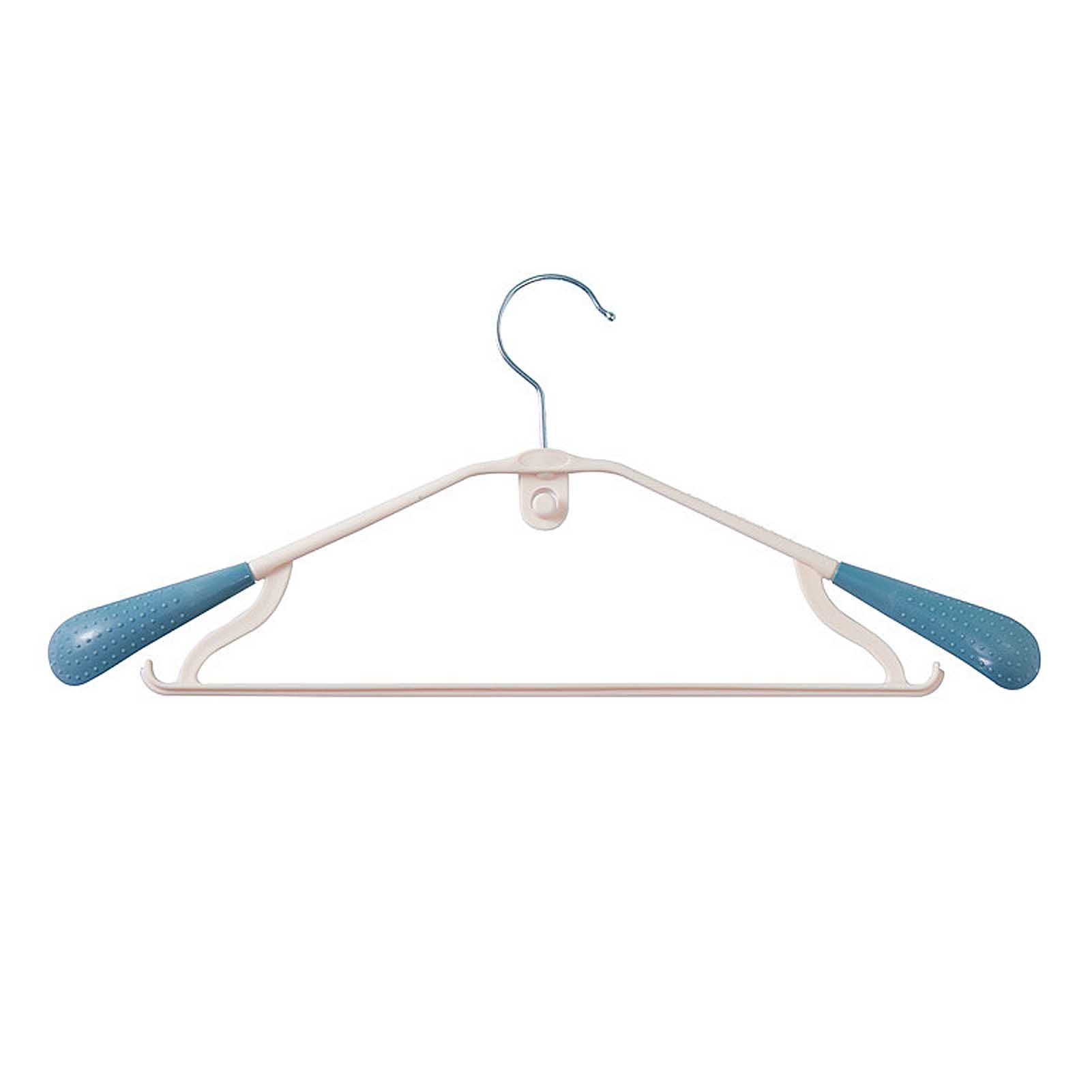 Cintres pour adultes emballages sans glissement avec barre et crochet