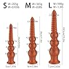 GeRRiT Super Langer Analplug S/M/L Silikon Buttplug mit Saugnapf Groß Anal Dildo Anus Dilatator Prostata Massager Masturbation Penis Butt Plug Sex Spielzeug für Männer Frauen(M) #1
