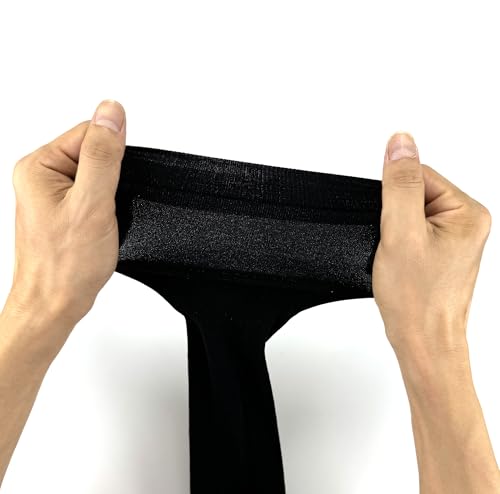 Image of Women's Opaque Stretchy Nylon Over Knee Thigh High Stockings Costume Socks