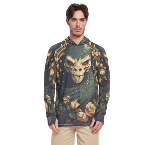 Rash Guard Homme T-Shirt Anti Coup de Soleil Manches Longues Pêche