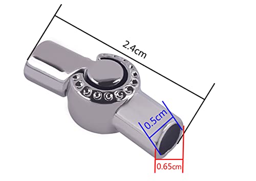 Konmay CLP1359RHD 15 Sets 5.0Mm Rhodium Magnetic Tube Cylinder Jewelry Clasps And Closure thumb #4