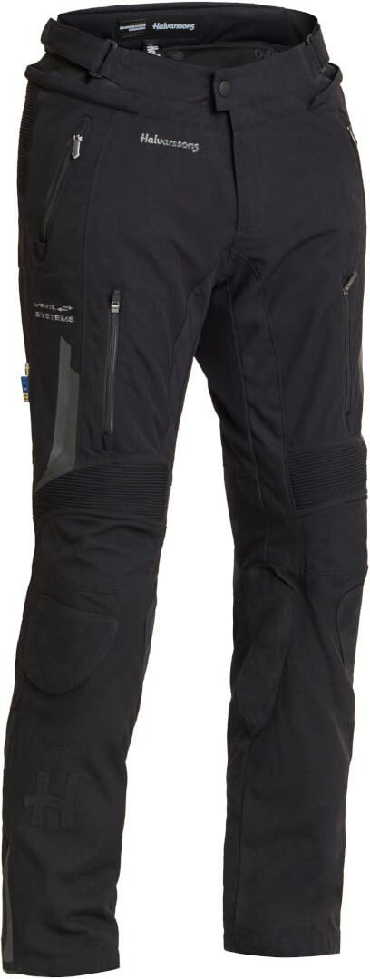 Pantalon Textile Imperméable à l'Eau de Peinture, Pantalon Pluie (Black,58)