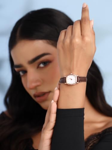 Image of Retro Hues Analog Wrist Watch for Women