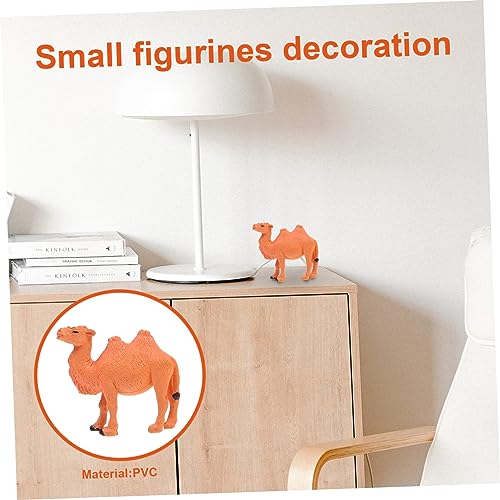 STOBOK Kamel Modelle Miniatur Kamel Figur Tiermodell Desktop Ornamente,4Er Pack
