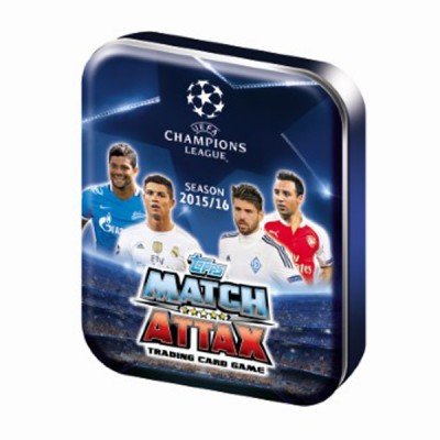 UEFA Champions League - Mini-Tin stagione 2015/16 – con 36 carte di trading Match Attax