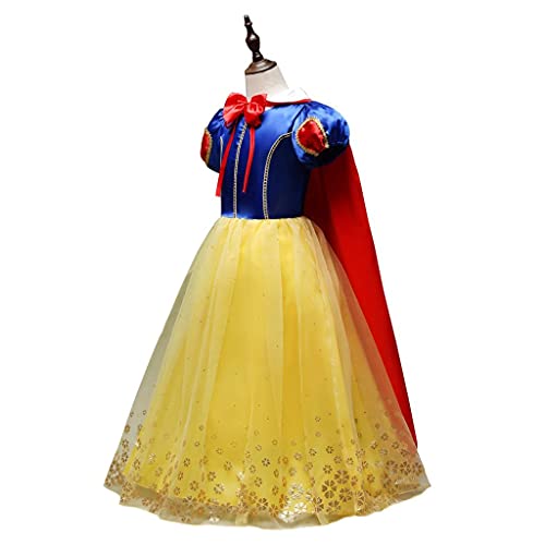 Image of Dressy Daisy Girls' Princess Snow White Costume Fancy Dresses Up Halloween Party