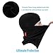 Aegend Balaclava Windproof Ski Winter Motorcycle Neck Warmer Tactical Balaclava Hood Polyester Fleece Women Men Youth Snowboard Hat Outdoors Helmet Liner Black