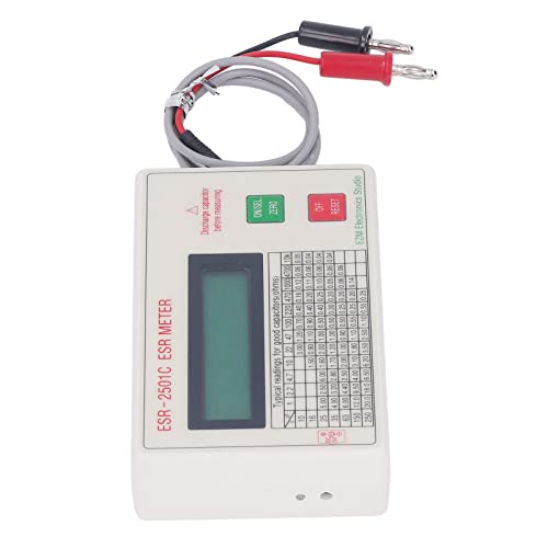 Fockety -Kondensator-Tester, LCD-Display Handheld Digital Kapazitätsmessgerät mit Smart Shutdown, hohe Genauigkeit Professional Meter Circuit Tester Electrical Testing Meter