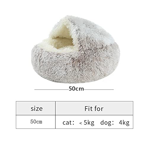Camas Tatame para Cães, Cama de gato de cachorro calmante, cama de gato, Anti Ansiedade redonda cama