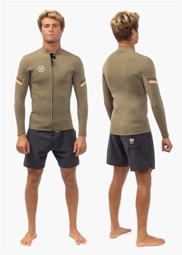 Raditude chaqueta de neopreno con cremallera frontal 2 mm miniatura 4