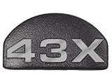 NDZ Performance Pearce Grip Frame Insert Plug for Glock 43X 9MM in Black Polymer Laser Engraved...