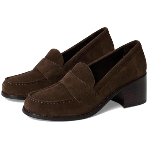 Image of SHODENSE Women Vintage Chunky Heel Loafers Pumps Platform Round Closed Toe Oxford Shoes Burnished Patent Matte Suede Slip On Dress Loafer Block Stacked Heels Office Formal Work Business 4-11 M US
