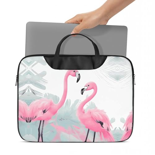 Maletín para portátil 17 pulgadas impermeable estilo flamenco miniatura 6