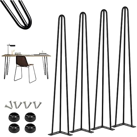 DICN 34-Inch Metal Hairpin Legs Set Cover